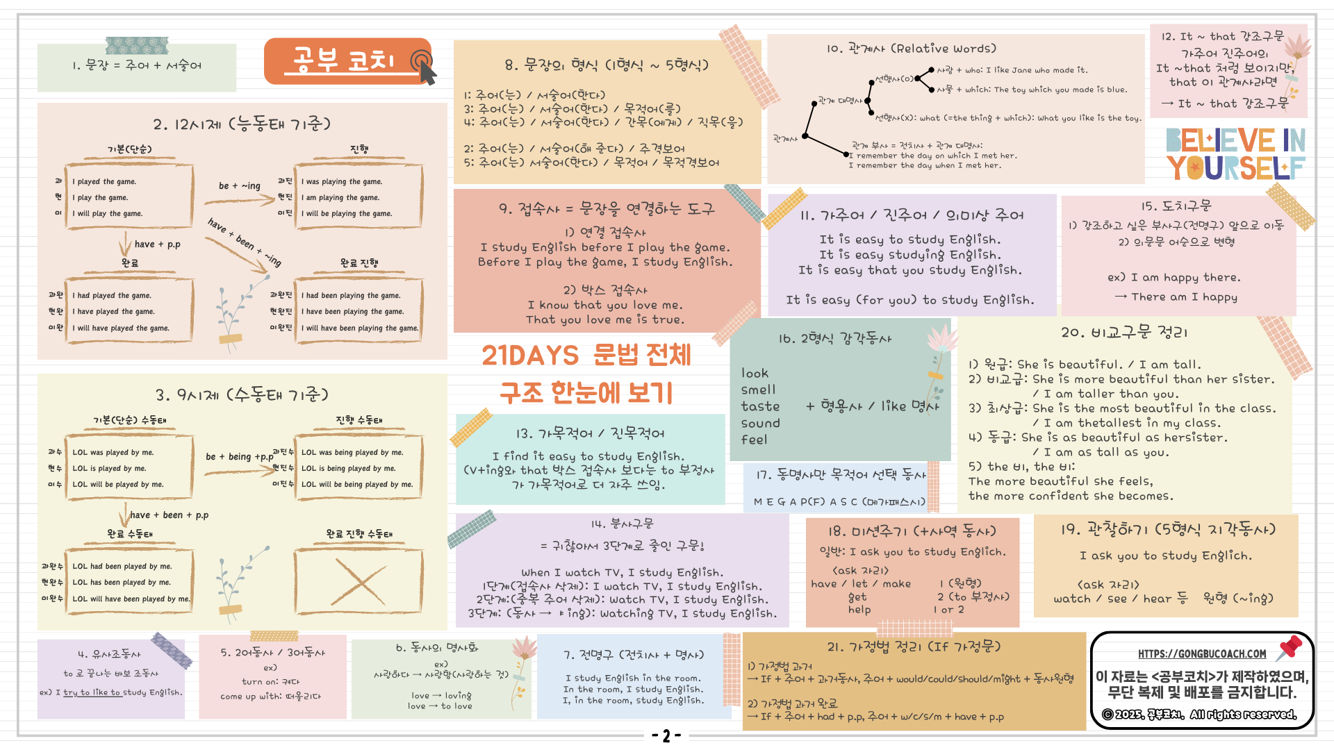 21Days 문법 전체 구조
