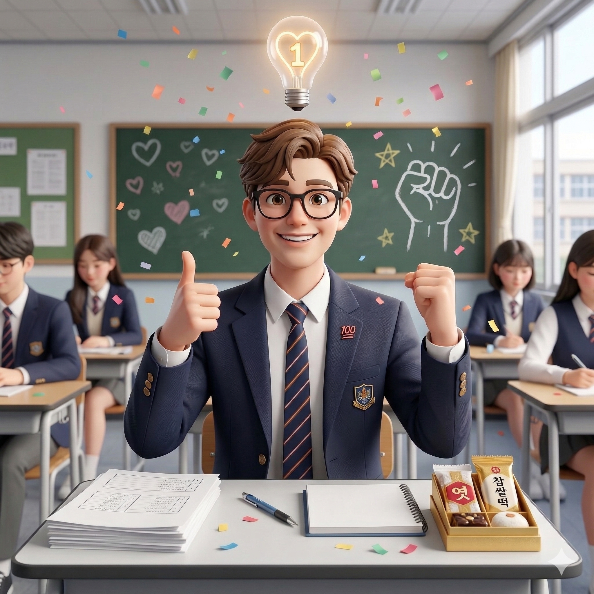 고1 첫 시험을 응원합니다